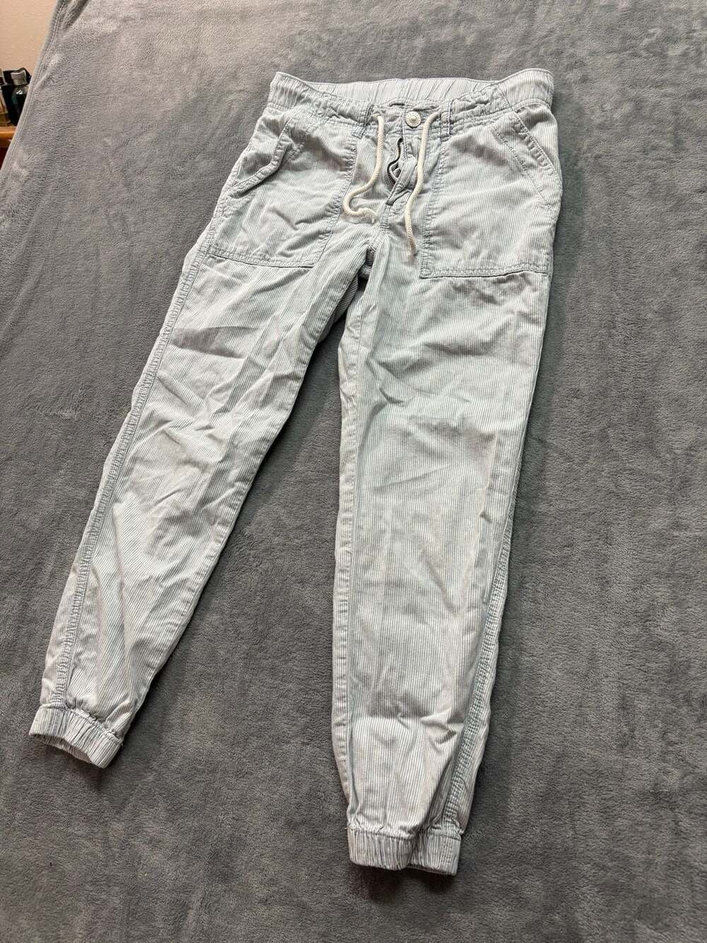 American Eagle Women's Striped Pull-On Tomgirl Jogger Pants